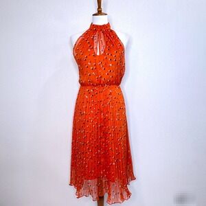 chinese dress ladies KAREN MILLEN SALMON EMBROIDERED LACE TRIM SLIP DRESS SIZE 14 – Whispers  Dress Agency main image 0